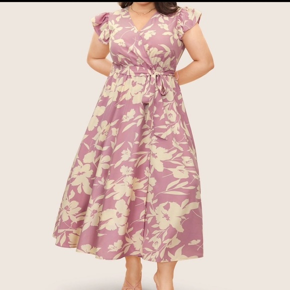 BloomChic Plus Size 3XL Wedding Guest Maxi Dress us22-24 - Picture 4 of 6